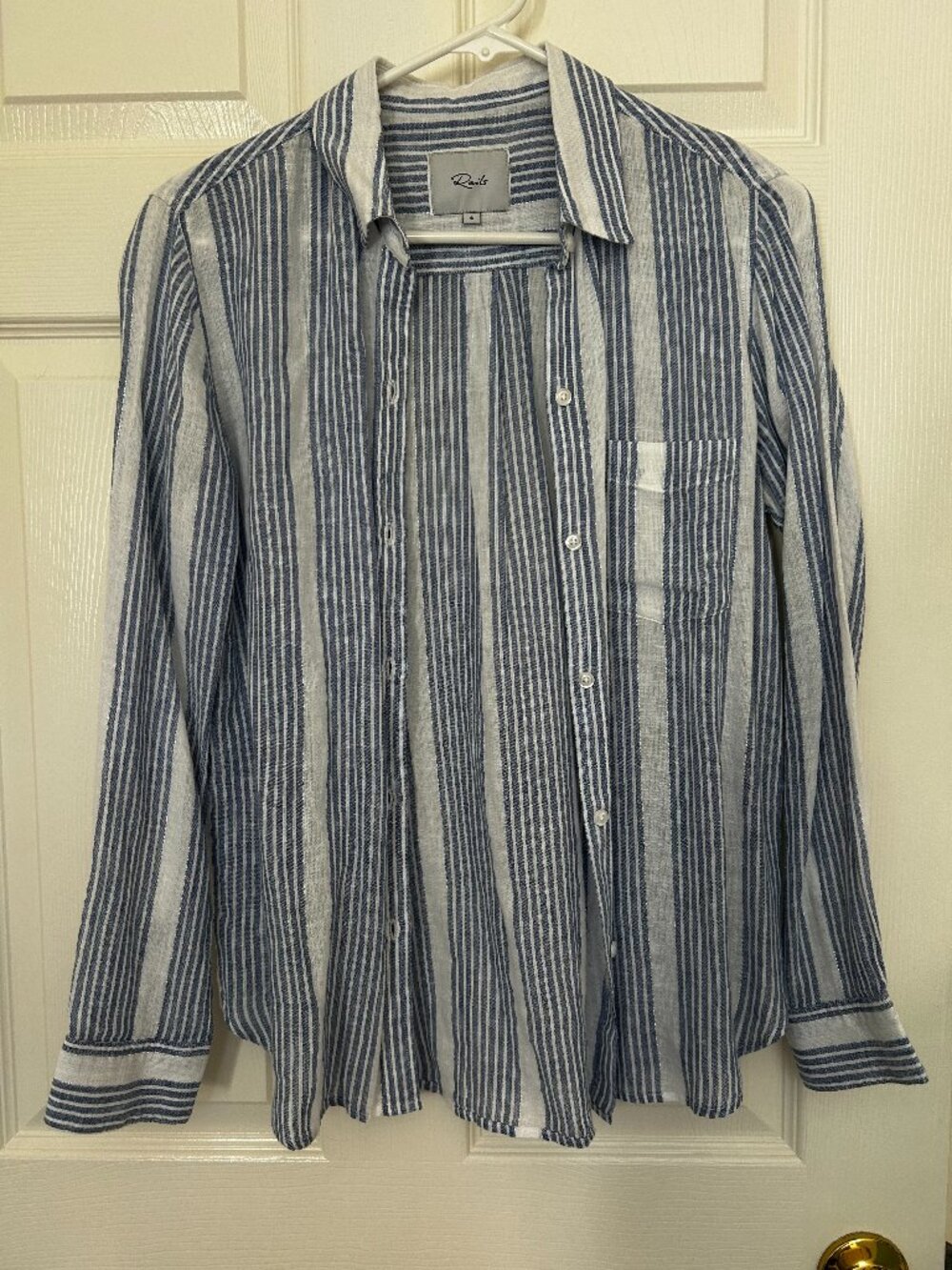 Rails Linen Blend Button Up